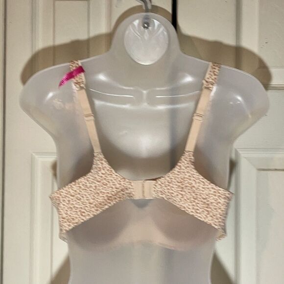 Hanes Cool Comfort Ultimate Bra Leopard Print 36B - Picture 8 of 14